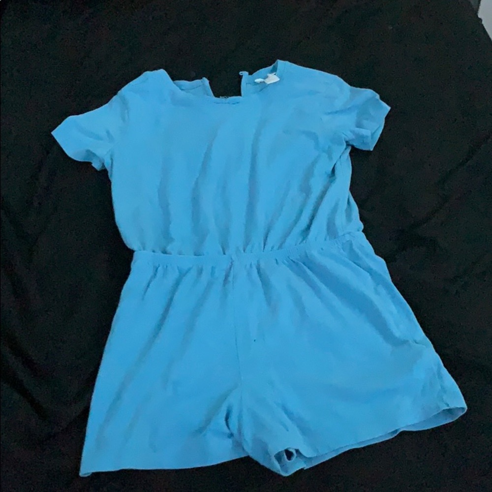 cute blue girl jumper